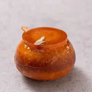 סופגניית קרם פטיסייר וקרמל